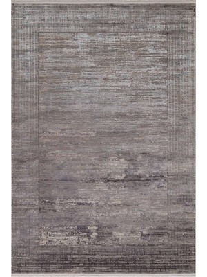 Cool Halı Capella Dyed Koyu Gri Akrilik Viskon Dört Mevsim Parlak Ipeksi Premium Salon Oturma Odası Halısı