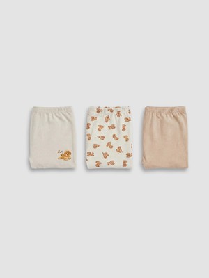 Lc Waikiki Yeni Sezon Baskılı Kız Çocuk Boxer 3'lü