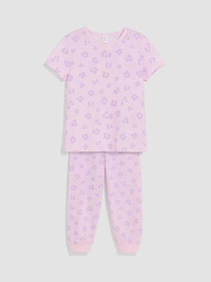 Lc Waikiki Yeni Sezon Desenli Kız Çocuk Pijama Takım