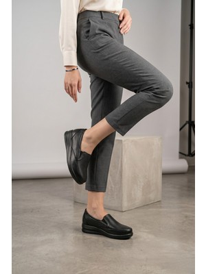 Walkenzo 5248 Kadın Hakiki Deri Esnek Ultra Rahat Comfort Tam Ortopedik Anne Ayakkabısı