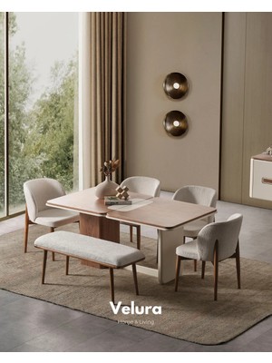 Velura Home & Living Enna Yemek Masası & Mutfak Masası - 2 Sandalye