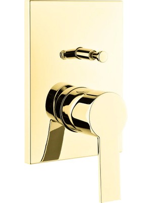 Vitra Artema Flo S A4221223 Ankastre Banyo Bataryası, Sıva Üstü Grubu, Altın