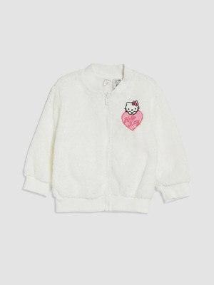 Lc Waikiki Yeni Sezon Hello Kitty Baskılı Kız Çocuk Fermuarlı Sweatshirt
