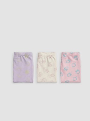 Lc Waikiki Yeni Sezon Baskılı Kız Çocuk Boxer 3'lü