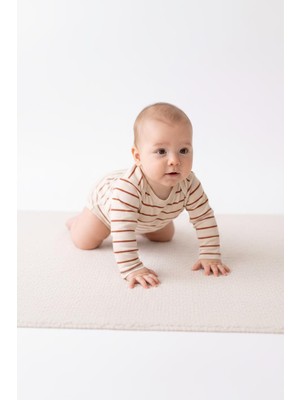 MiaBaby Çizgili Süprem Çıtçıtlı Uzun Kol Body