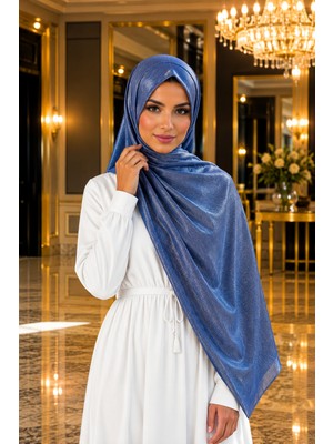 İmaj Butik Indigo Kristal Levidor Abiye Şal