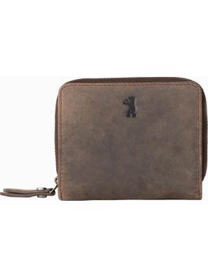 Berliner Bags Sara Vintage Hakiki Deri Rfıd Korumalı Kadın Küçük Cüzdan