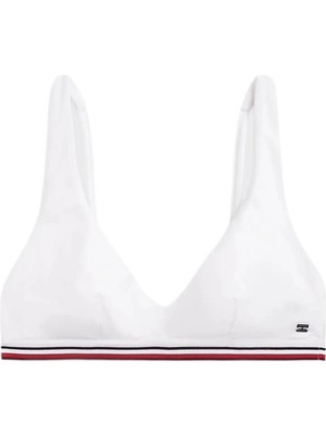 Tommy Hilfiger Kadın Beyaz Bralette Bikini Üstü UW0UW06351