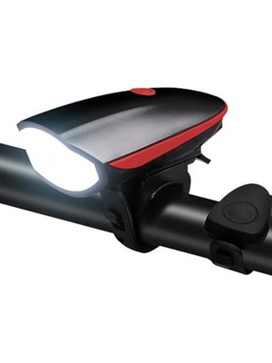 Schulzz Xml-T6 LED 1200 Mah Su Geçirmez Far Kornalı Bisiklet Feneri Yüksek Güvenlik ve Kolay Kurulum