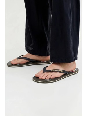 Jack & Jones Erkek Jfwpalm Parmak Arası Terlik 12230643 Oliv