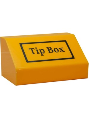 Arte Display Tipbox - Bahşiş Kutusu Sarı - 20X13XH12CM