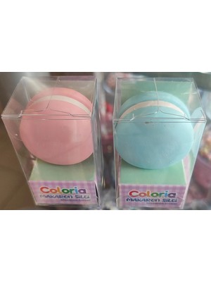 Ada Çanta Kırtasiye 2 Adet Renkli Makaron Silgi Pembe-Mavi  PM9854687