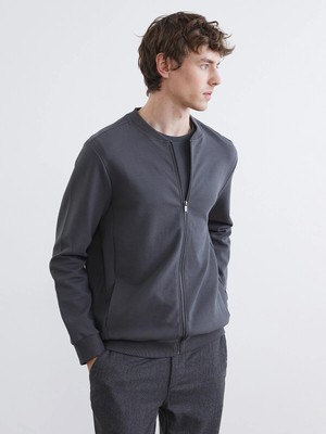 Lc Waikiki Yeni Sezon Standart Kalıp Erkek Fermuarlı Sweatshirt