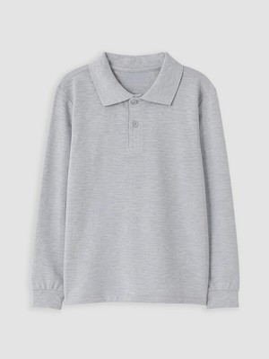 Lc Waikiki Yeni Sezon Polo Yaka Uzun Kollu Erkek Çocuk Tişört