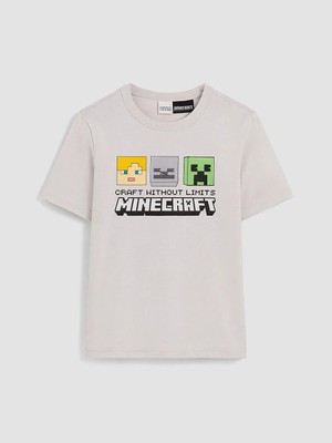 Lc Waikiki Yeni Sezon Minecraft Baskılı Erkek Çocuk Tişört