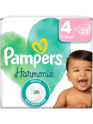 Pampers Harmonie Bebek Bezi Ikiz 4 Beden 28 Adet
