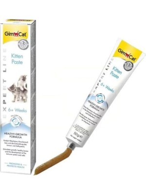 Gimcat Kitten Paste Yavru Kediler Için Kalsiyum Fosfor Vitamin Takviye Vitamin Macun 50 gr