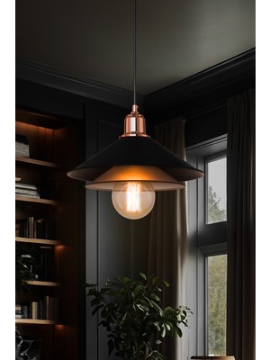 Lumen İstanbul Alba Sarkıt Siyah - Füme