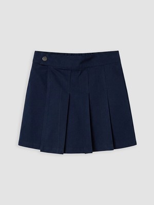 Lc Waikiki Yeni Sezon Kız Çocuk Pileli Gabardin Etek