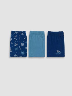 Lc Waikiki Yeni Sezon Baskılı Erkek Çocuk Boxer 3'lü