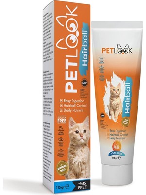 Petlook Malt Hairball Tüy Yumağı Oluşumu Önleyici, 115 Gram