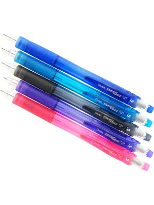 Pentel 0.5 mm - Kauçuk Tutaçlı Versatil - Energize Mavi