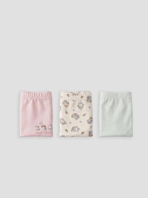 Lc Waikiki Yeni Sezon Baskılı Kız Çocuk Boxer 3'lü