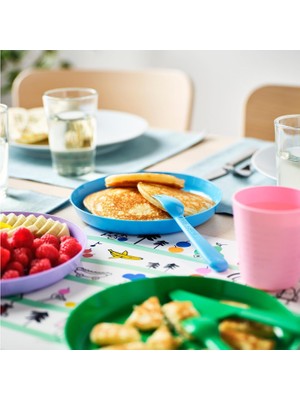 IKEA Kalas Alıştırma Tabağı Seti 6 ADET Çok Renkli, Gıda İle Temas Güvenlidir, 1+ Yaş