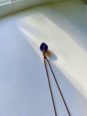 Jade Accessory Luxury 316| Gold Hologramlı Kalp Kolye