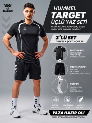 Hummel Targetüçlüyazlık Setler T-Shirt+Şort+Çorap