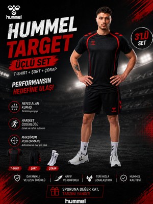 Hummel Targetüçlüyazlık Setler T-Shirt+Şort+Çorap