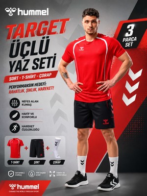 Hummel Targetüçlüyazlık Setler T-Shirt+Şort+Çorap