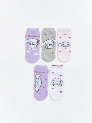 Lc Waikiki Yeni Sezon Cinnamoroll Baskılı Kız Çocuk Patik Çorap 5'li