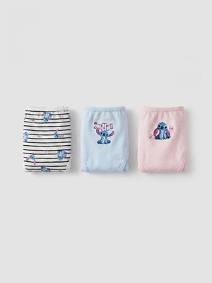 Lc Waikiki Yeni Sezon Stitch Baskılı Kız Çocuk Külot 3'lü