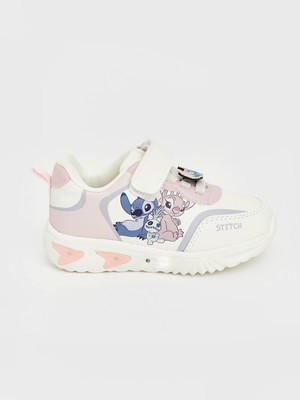 Lc Waikiki Yeni Sezon Stitch Baskılı Işıklı Kız Çocuk Spor Ayakkabı