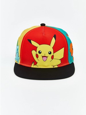 Lc Waikiki Yeni Sezon Pokemon Baskılı Erkek Çocuk Kep Şapka