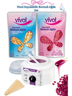 Empressco Sır Ağda Isıtıcı Makine + Püdrali Boncuk Ağda Hediye Paketi
