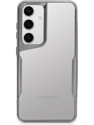 Fırsatkolik Galaxy S24 Kılıf Boyi Silikon Kapak - Gümüş