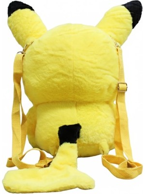 Belirtilmemiş Sevimli Peluş Pikachu Sırt Çantası ALK3004