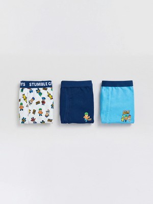 Lc Waikiki Yeni Sezon Stumble Guys Baskılı Erkek Çocuk Boxer 3'lü