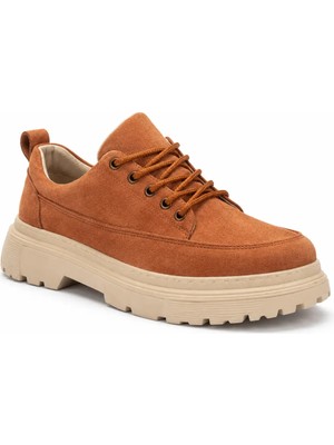 Beskar Taba Süet Erkek Ayakkabı - Premium Smart Casual Rahat Günlük Sneaker Kb 702