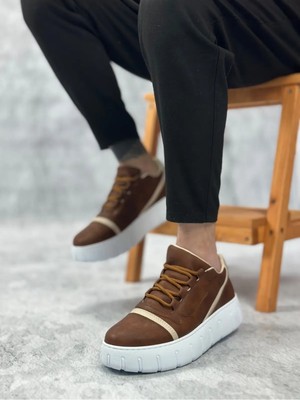 Beskar BA0666 Taba Spor Erkek Sneaker – Kaymaz Taban