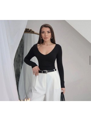 Nutika Yan Büzgülü Çıtçıtlı Zıbın Body