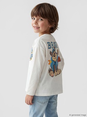 Lc Waikiki Yeni Sezon Bisiklet Yaka Paw Patrol Baskılı Erkek Çocuk Tişört