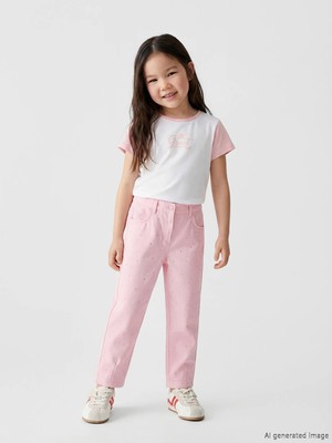 Lc Waikiki Yeni Sezon Kız Çocuk Taşlı Gabardin Pantolon