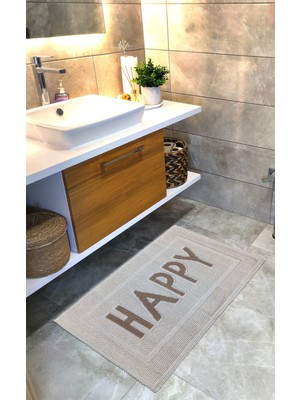 Empressco Su Emici Pamuk Banyo Paspası 80X50 Cm, Rahat ve Şık Banyo Dekoru