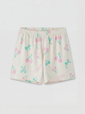 Lc Waikiki Yeni Sezon Desenli Kız Çocuk Pijama Şort