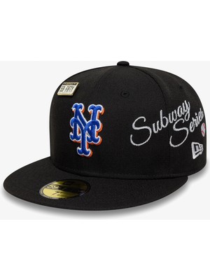 New Era Img Subway Series 59FIFTY Neymetco Unisex Siyah Şapka.-