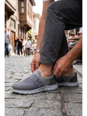 Fort 2023 Anatomik Rahat Esnek Bağcıksız Erkek Sneaker Ayakkabı