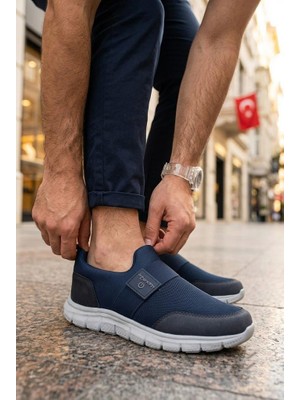 Fort 2023 Anatomik Rahat Esnek Bağcıksız Erkek Sneaker Ayakkabı